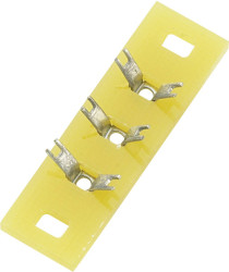 TRU COMPONENTS Listwa złączy do lutowania jednorzędowo Ilość pinów 3 epoksyd (D x S x W) 30 x 9 x 1.5 mm 1 szt.