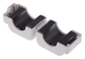 Tuleja ferrytowa średnica otworu 16mm Do montażu na ślepym nicie płaskim płytki drukowanej, wewnętrzny i zewnętrzny