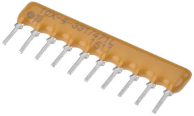 Drabinka rezystorowa ±2% 330Ω Podwójne zakończenie, 16 x, 1.25W SIP Bourns