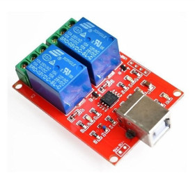 2-Channel 5V USB Controlled 10A / 230V Relay Module