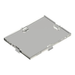 Obudowa modułowa na szynę ZD1002 jasna ABS V0 - ZD1002J ABS V0