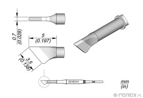 Grot C115111 do rączek JBC NT115, AN115 i NP115