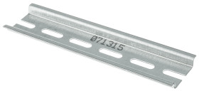 Szyna DIN szerokość 35mm długość 137mm wysokość 7.5mm Perforowana Rittal