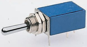 Przełącznik Wł.-wł. DPDT APEM Płytka drukowana długość przełącznika 11.5mm