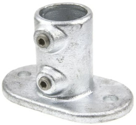 Kołnierz podstawy, Cast Iron, Kołnierz podstawy, 42mm, Rura okrągła, Typ 2