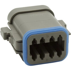 Plug housing, for rectangular miniature plug, PX0105S08AGY