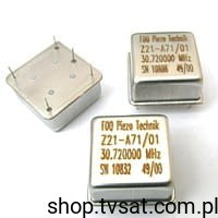 30.720000MHz Quartz Generator THT FOQ