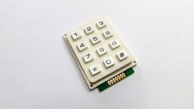 Klawiatura numeryczna biała