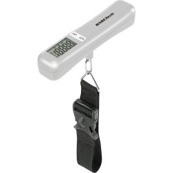 Basetech LS-40S Luggage Scales Weight range 40kg Readability 10g Silver