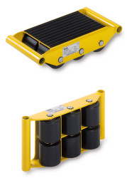 Wózek do skrzynek, Stal, obc.: 1t, szer.: 340mm, dł.: 430mm