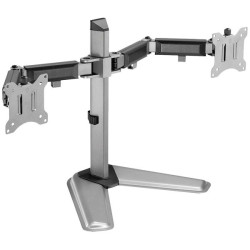 My Wall HL 56-2 L Monitor base Silver Height-adjustable Rotatable 17"-32"