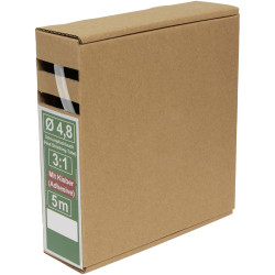 Quadrios 25CA499 Heatshrink adhesive Transparent 3:1 Shrinkage 5 m