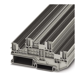 Dwurzędowa złączka szynowa Phoenix Contact poziomy: PodwójnyWtykowe PTTB 1.5/S/4P 16A 500 V