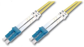 Patch cord światłowodowy LC/LC duplex SM 9/125 OS2 3m LS0H żółty DK-2933-03