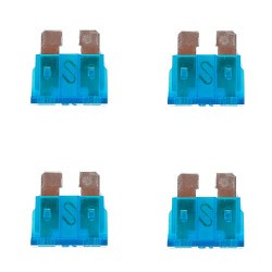 4x 15A samochodowy bezpiecznik nożowy płytkowy 19mm standard ATO ATC