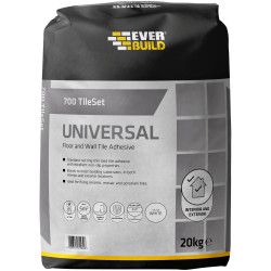 Everbuild 695061 700 TileSet Universal White 20kg
