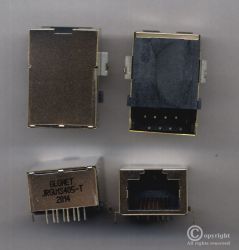 GNIAZDO RJ45 KĄTOWE DŁUGIE (ZLTEL GNRJ45-KAT)