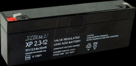 XP2.3-12 AGM battery, 12 V, 2.3 Ah