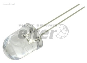 Dioda LED 12mm biała 12V