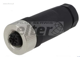 Złącze M12 5pin żeńskie kod A-DeviceNet/CANopen