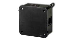 Puszka Instalacyjna Hermetyczna Bez Złączek 100X100mm Czarny 12Phs-5