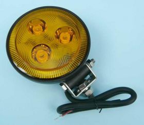 LAMPA 3xLED KW-137SA 90x82x42 12-28V YEL