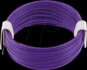 KL004VIO10 Stranded Copper Wire 1x0.04qmm violet