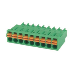 KD 3.81 2P Green Rohs contact with brigh