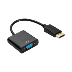 Konwerter adapter z kablem Akyga AK-AD-36 DisplayPort (m) / VGA (f) 15cm