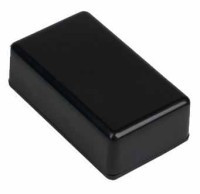 KM-55 Obudowa z tworzywa KM55 wymiary: 120x70x40mm - pełna - hermetyczna - czarna - ABS