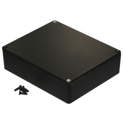 Hammond 1590XXBK Diecast Enclosure Black (145 x 121 x 39mm)