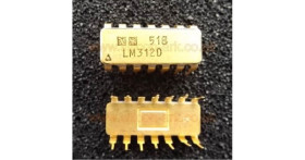 LM312D single Op-Amp gold collectors item - National Semiconductor