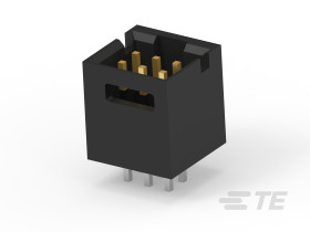 Wtyk PCB 6-pinowe raster: 2.54mm 2-rzędowe TE Connectivity Montaż na płytce