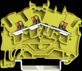 2202-6306 Durchgangsklemme, 3-Leiter, Ø 0,25 - 4 mm²