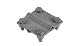 Złącze Krzyżowe Dwie Płytki 4Xm8 Ocynk Ogniowy R.8003