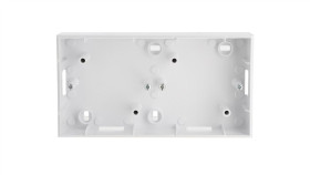 Opal Puszka Natynkowa Podwójna Ip20 Biała Pwn-2Op