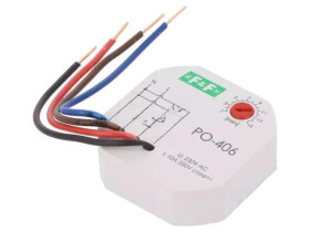 Moduł automatyki przekaźnik czasowy, zaciski śrubowe, 10A, IP20, -25...50C, PO-406