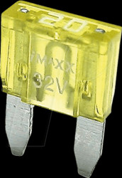 F7020 Fuse miniOTO 20A 32VDC yellow