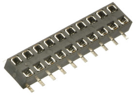 Gniazdo PCB 8 -pinowe 2 -rzędowe raster: 2mm Listwa gniazdowa Proste SMD