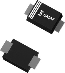 Ultrafast rectifier diode, 100 V, 1 A, SMAF, UST1B