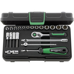 Stahlwille 40/44/17/5QR KN Bit set 1/4&quot; (6.3 mm) 22-piece 96011181