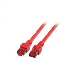 Patchcord SFTP 1m Cat.6 LSZH czerwony