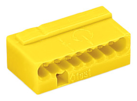 Złącze skrzynki przyłączowej 8-żyłowe WAGO rozmiar żyły 22 → 20 AWG Wciskane Montaż na kablu