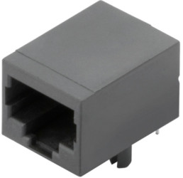 Socket, RJ45, 8 pole, solder connection, 2439040000
