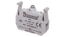 Element Podświetlający Do Przycisków Serii B, 100-230V Ac, Czerwony T0-Bk