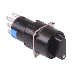On-Off-On 3 Position 16mm Latching Selector Switch 2NO/2NC 3A 250V
