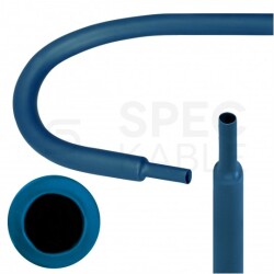 Rurka termokurczliwa RTS 3,2/1,6mm bezhalogenowa LSOH niebieska 1m