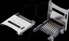 47219-2001 microSD-Speicherkartenslot, RM: 1,1 mm