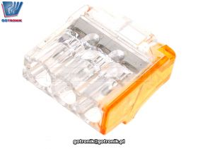 SzybkozĹÄczka 3x1,5-2,5mm2 transparentna x1szt.