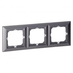 Ramka potrójna Pearl, Ra-3P, antracyt